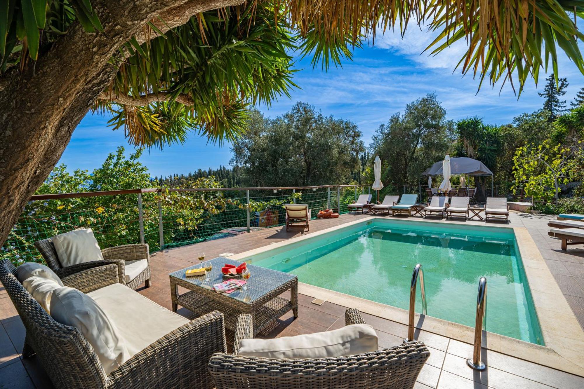 Luxury Stone Villa Fiszkárdo Kültér fotó